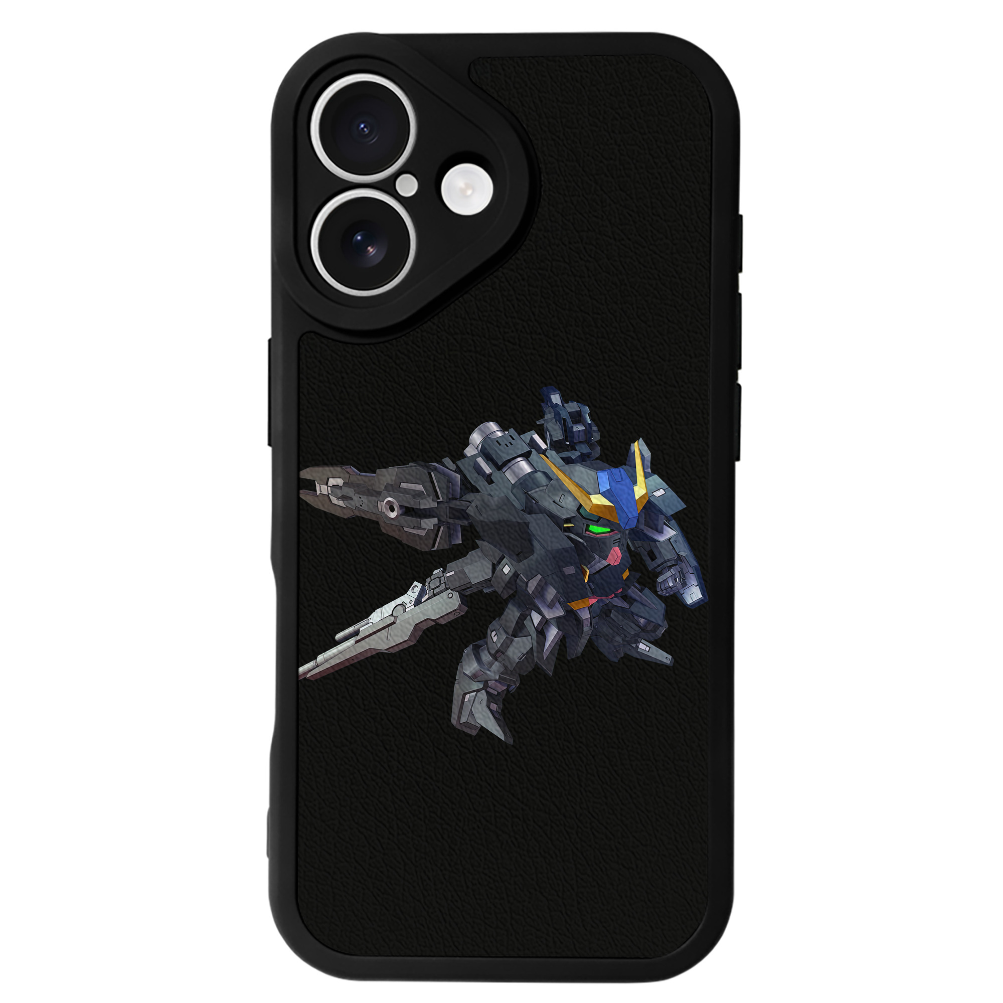 （画像用） 機動戦士ガンダム Mobile Suit Gundam 【iPhone 16シリーズ対応】シリコンスマホケース（レザー調） 材質：シリコン